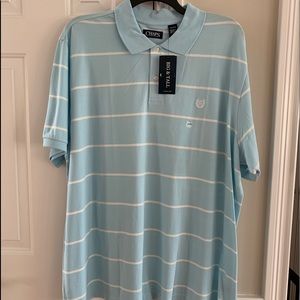 NWT CHAPS Polo Style light Blue Shirt sz 3XB